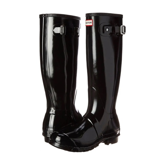 Hunter Women's Original Tall Gloss Rain Boots - Picture 14 of 14